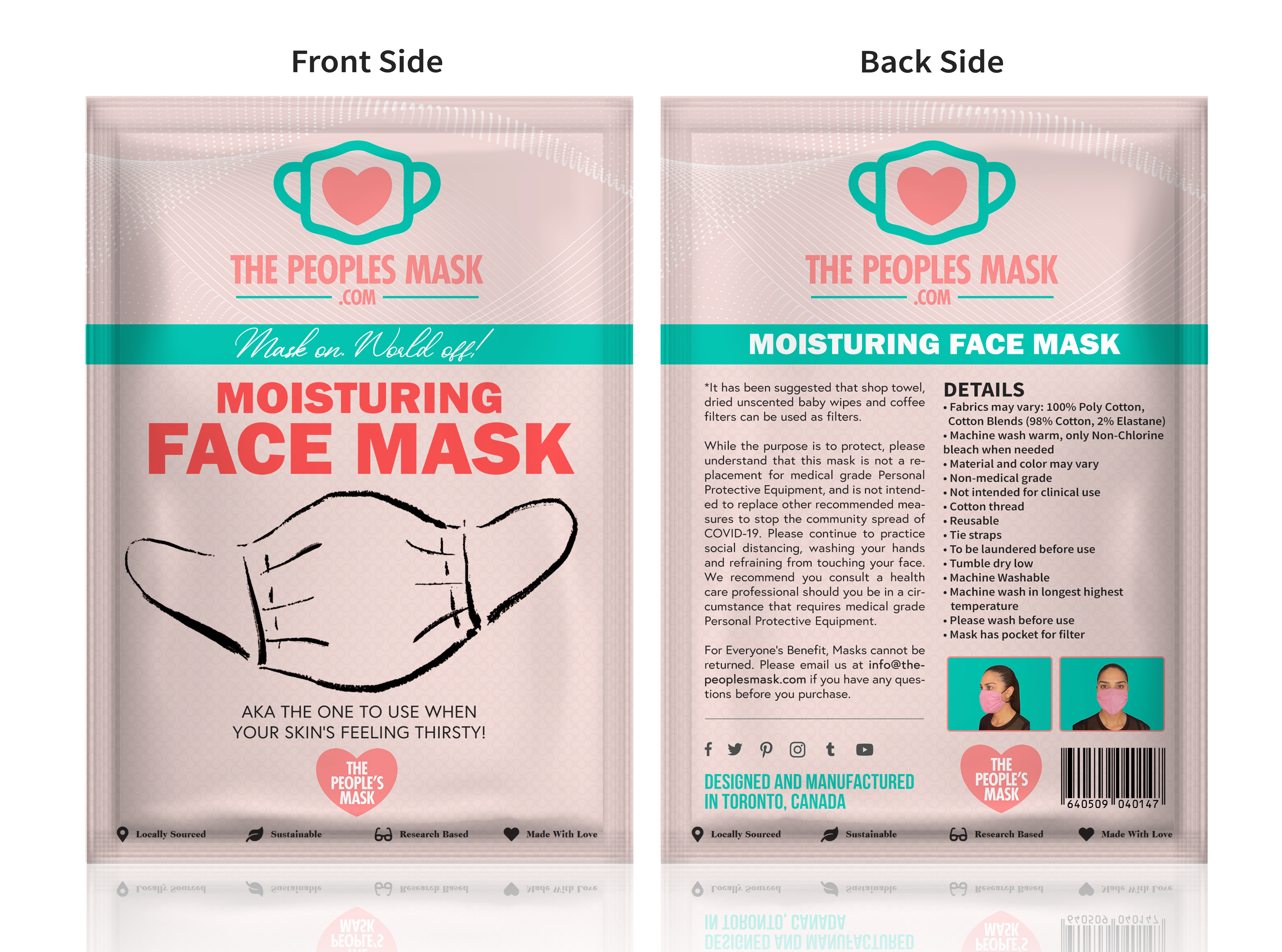 Packaging Design by SAI DESIGNS for The Peoples Mask Corp. | Design #24286105