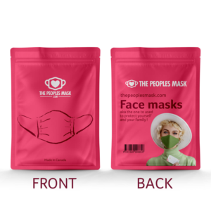 Packaging Design by RenCan for The Peoples Mask Corp. | Design #24266606