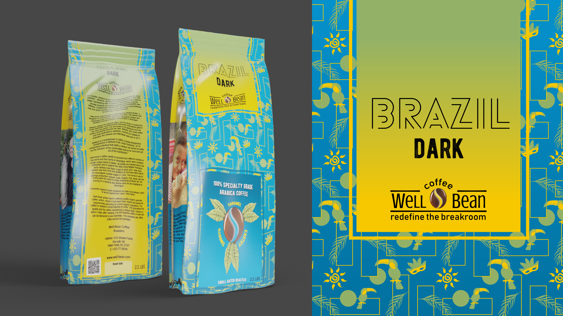 Packaging Design by Hugo Domingos for Well-Bean Coffee Roaster | Design #24271246