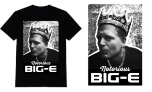 Notorious BIG Photo Shirt Design | T-shirt Design by NILDesigns