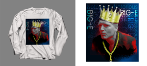 Notorious BIG Photo Shirt Design | T-Shirt-Design von SAI DESIGNS