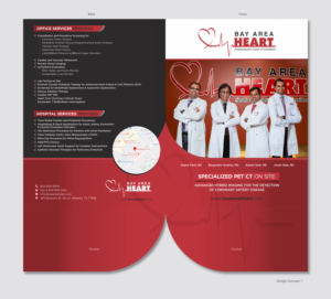 Bay Area Heart Marketing Folder | Broschüren-Design von D Creative