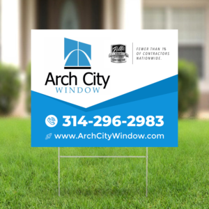 Yard Signs For a window company | Schilder-Design von OwnDesign