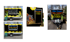 Miss Connie's Fire-Roasted Street Corn Concession Trailer Logo Wraps | Car Wrap Design by jancon 2