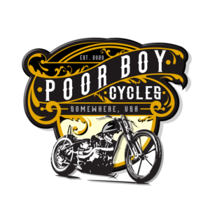 Poor Boy Cycles | Logo Design by Dennis Jackson Design