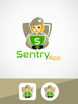 Sentry App | Logo Design by hamkur