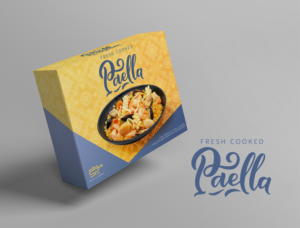 spanish seafood rice meal | Verpackungs-Design von Cyanide Designz