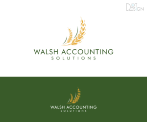 Walsh Accounting or Walsh Accounting Solutions | Logo-Design von Dot Design 3