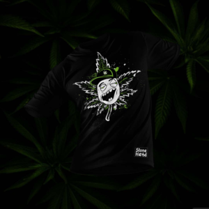 Stonehead Cannabis t shirt design  | T-shirt Design by Yafi Mridha