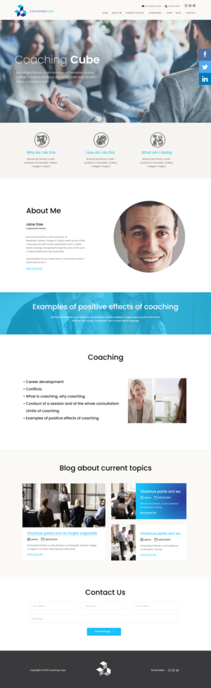 Coachingcube needs a WordPress - Design | Web Design by Ahmad Ghani 2