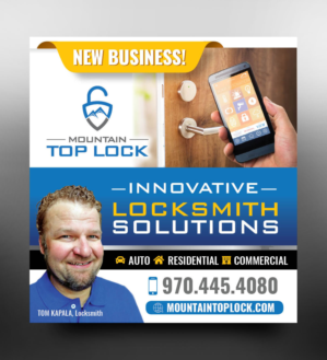 New Locksmith Business needs a newspaper ad | Newspaper Ad Design by rkailas