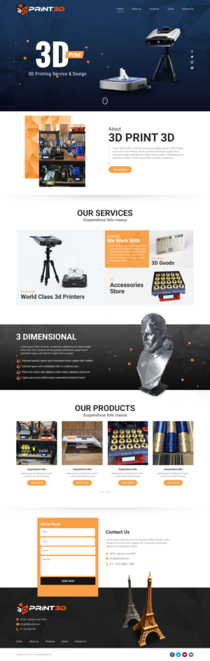 Web Design by sai.designer87 for this project | Design #24432083