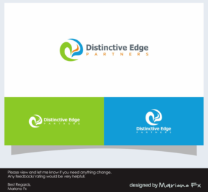 Distinctive Edge (you can also try it as Distinctive Edge Partners) | Logo Design by Mariono Fx