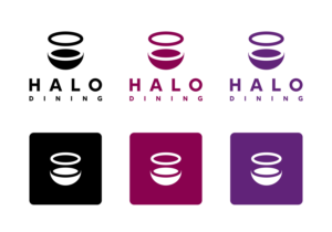 Halo Dining | Virtual Restaurant | Logo Design by Natasha Board