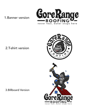 Gore Range Roofing | Logo Design by PsyPen