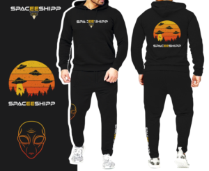 Apparel: Spaceeshipp - Alien Fit | Grafik-Design von alpino