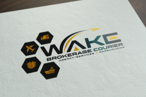 WAKE Brokerage Courier Agency/Services & Warehousing  | Logo-Design von IdentsArt