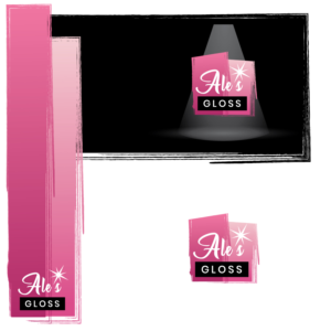 Logo Design by wall-jamboree for Ale's gloss | Design #24458374