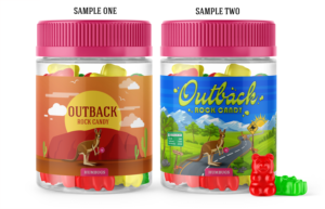 Confectionery Outback Rock Candy Jar Labels (and possible flyer and website if selected) | Etikett-Design von SAI DESIGNS