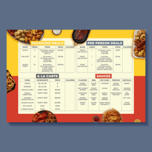 Menu Design by janiceg