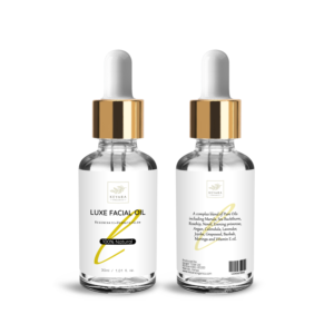   Luxury Face Oil Label  | Label Design by tarokun