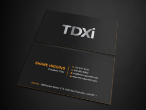 TDXi Business Cards | Visitenkarten-Design von Uttom 2