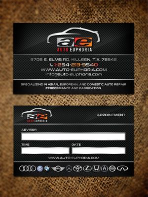 New Business Card for Auto Repair and Performance Shop! | Business Card Design by Sandaruwan