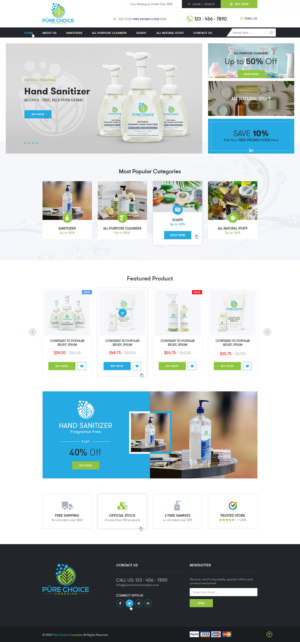 A web site for my wholesale/retail cleaning supplies company | Web-Design von Ved Web Services