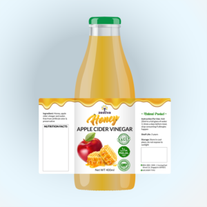 Honey apple cider vinegar label  | Grafik-Design von Pinky 