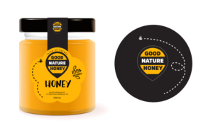 Design a label for a range of honey under :GOOD NATURE HONEY. (Original quirky different) | Label Design by Sofya Obozkurt