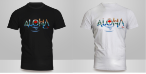 Aloha T-shirt for Hawaii Resort Wear Company | T-shirt Design by Kero