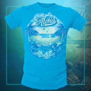 Aloha T-shirt for Hawaii Resort Wear Company | T-shirt Design by EzaiLX