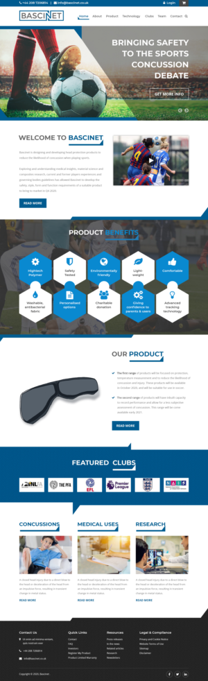 Initial website for sport tech startup  | Web-Design von Starlyn DS