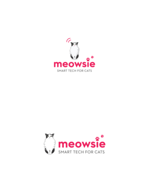 Meowsie Smart Tech for Cats | Logo Design by Nalanr cvn