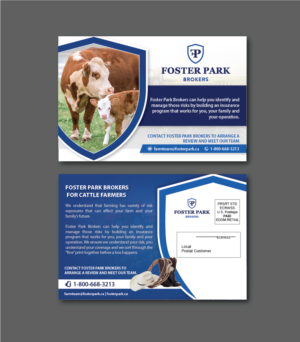 Postcard - Promoting Foster Park Brokers for Farm Clients  | Flyer Design by alex989