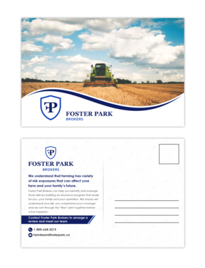 Postcard - Promoting Foster Park Brokers for Farm Clients  | Flyer Design by Uttom 2