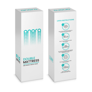 ONLINE MATTRESS COMPANY REQUIRING BOX DESIGN FOR MATTRESS IN A BOX | Packaging Design by RenCan