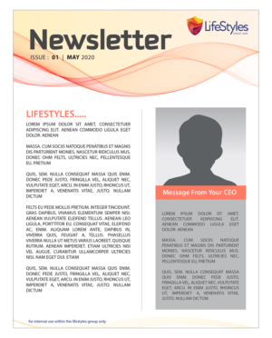 New Company Newsletter Template Needed!!! | Graphic Design by typeo1978