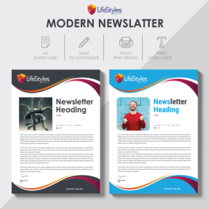 New Company Newsletter Template Needed!!! | Graphic Design by Luvinda