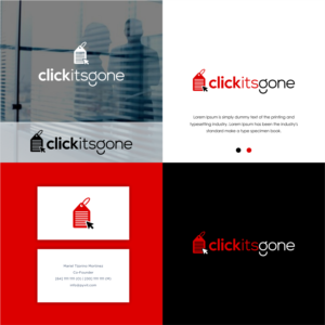 Clickitsgone | Logo Design by .Ashu.