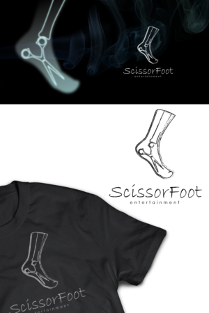 ScissorFoot Entertainment | Logo and Business Card Design by :) Zoya