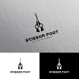 ScissorFoot Entertainment | Logo and Business Card Design by Rii