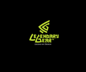 'Legendary Gear' (name) and 'Legend by Design' (tag line) | Logo Design by Buck Tornado