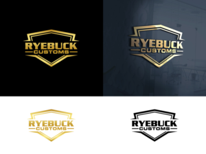 Ryebuck Customs | Logo Design by Slant Line Media