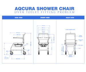 AQCURA SHOWER CHAIR-  | Grafik-Design von Andi Yan