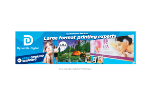 Website Banner - Dynamite Digital (Large Format Printing Company) | Graphic Design by Benson M.