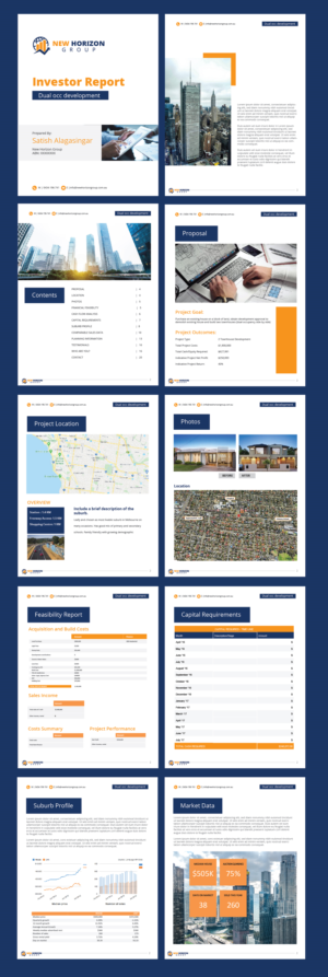 Real estate development company, seeking investors and joint venture partners to fund  | Brochure Design by Achiver