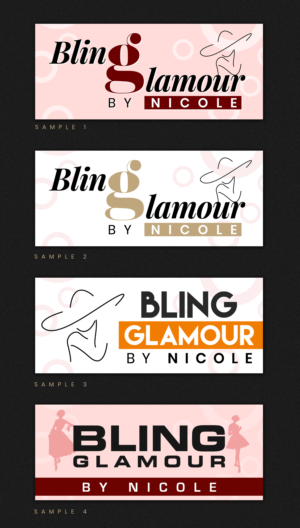 Bling Glamour By Nicole | Signage Design by SAI DESIGNS