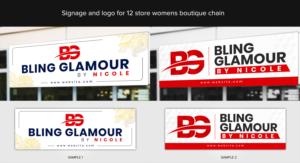 Bling Glamour By Nicole | Signage Design by ARTOGRAPHY