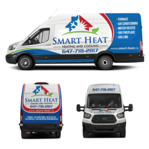 SMART HEAT HEATING AND COOLING WORKING VAN | Car Wrap Design by Yoga Tri